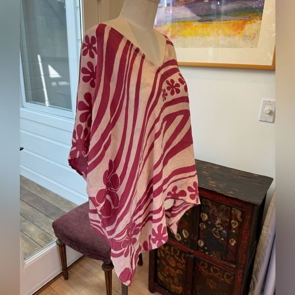 Sun Child Silk Caftan Shirt - Picture 5 of 7